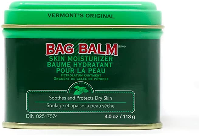 Vermont's Original Bag Balm | Moisturizing for Dry Skin, Chapped Lips, Cracked Heels, Dog Paw Pads   More. 118 ml (4 oz) Tin (1)