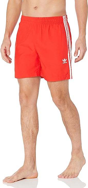 adidas Originals Men's Standard Adicolor Classics 3-Stripes Swim Shorts