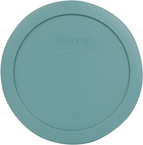 Pyrex 7201-PC Round 4 Cup Storage Lid for Glass Bowls (1, Turquoise)