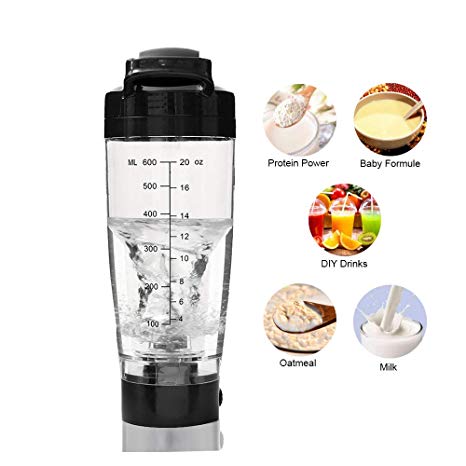 Protein Shaker, Blender Bottle for Protein & Milk, Protein Shake Bottle Shaker Cup Mixer for Men & Women at Office, Home, Gym