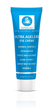 OZ Naturals - The BEST Eye Cream For Dark Circles & The ONLY Eye Moisturizing Cream That Contains Botanical Astaxanthin, Matrixyl Synthe’6, Caffeine, Coffee Extract & Carrot Root Extract. We Guarantee This To Be The MOST Effective Eye Cream