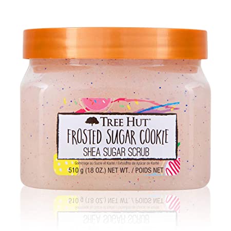 Tree Hut Shea Sugar Scrub Frosted Sugar Cookie, 18oz, Ultra Hydrating and Exfoliating Scrub for Nourishing Essential Body Care