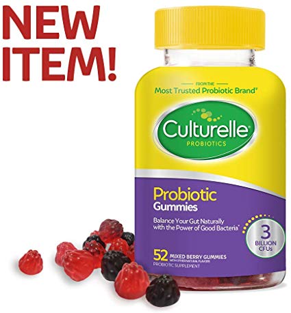 Culturelle Daily Probiotic Gummies | Prebiotic   Probiotic | from The Most Trusted Probiotic Brand | Helps Maintain a Healthy Gut |Gluten & Dairy Free | Mixed Berry Natural Flavor | 52 CT