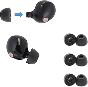 Comply™ Foam Ear Tips for Sony XM5, WF-1000XM4, WF-1000XM3, WF-XB700 | Ultimate Comfort | Unshakeable Fit | Small, 3 Pairs