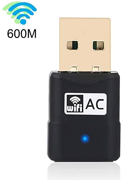 USB WiFi Network Adapter,iMeshbean 600Mbps Dual Band Wireless USB WiFi Adapter Dongle AC600 2.4G/5G Home Network