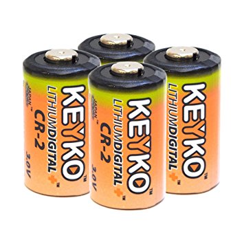 CR2 3v Lithium Genuine KEYKO ® Replacement Battery- 4 pcs Pack BULK