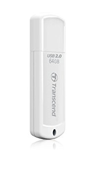 JetFlash 370 64 GB USB 2.0 Flash Drive - White