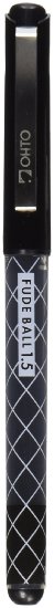 OHTO Fude 1.5mm Ballpoint Pen, Black (CFR-150FB-Black)