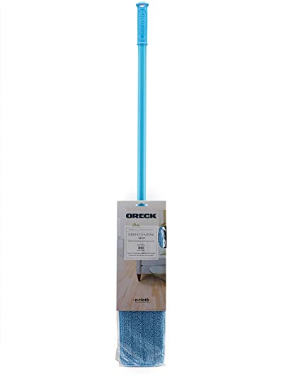 Oreck Deep Cleaning Hard Floor Wet Mop, with Microfiber Head by E-Cloth, AK51000, Blue