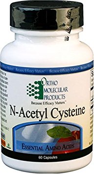 Ortho Molecular Product N-Acetyl Cysteine -- 60 Capsules