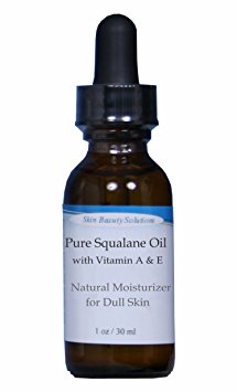2 oz /(60 ml) Squalane Oil (A & E) -Natural Moisturizer w/ Vitamin A (Retinyl Palmitate) plus Vitamin E (Alpha Tocopheral) Olive Squalene