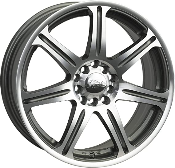 Primax 533 Machined Wheel with Aluminum (16 x 7. inches /5 x 100 mm, 38 mm Offset)