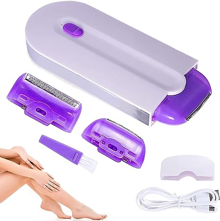 Sunday SKN Silky Smooth Hair Remover, Silky Smooth Hair Eraser Painless Hair Removal, Rechargeable Epilator Smooth Touch Hair Remover - Bald Baddie Hair Remove, Apply to Any Part of The Body