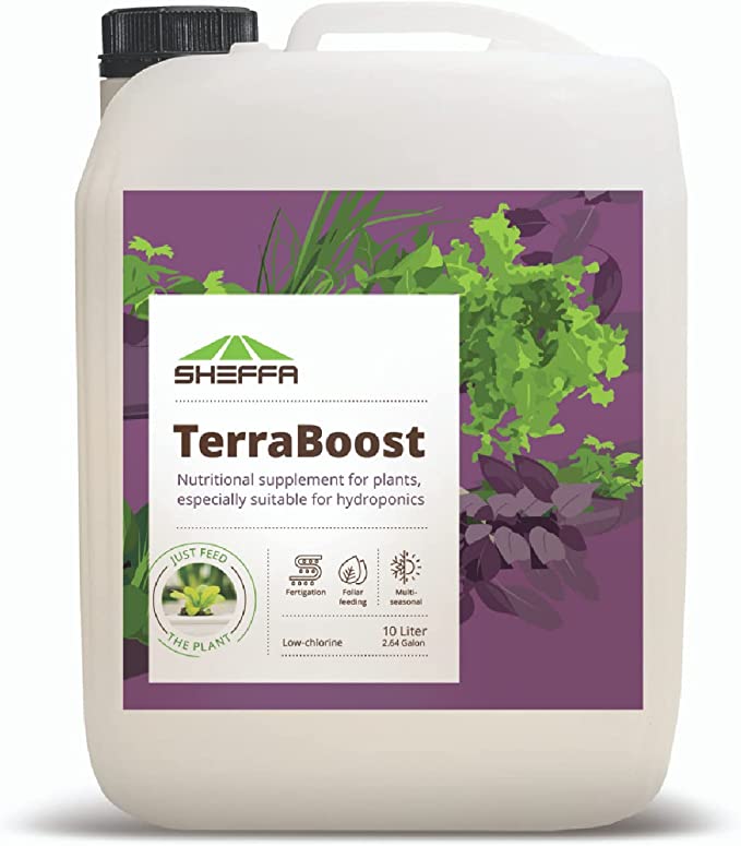 TerraBoost Liquid Fertilizer for Vegetables and Flowers Plant Food Great for Indoor and Outdoor Growing (10 Liters)