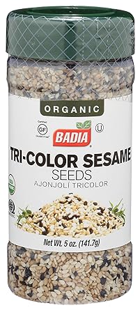 Badia Spices Organic Tri-Color Sesame Seeds, 5 OZ