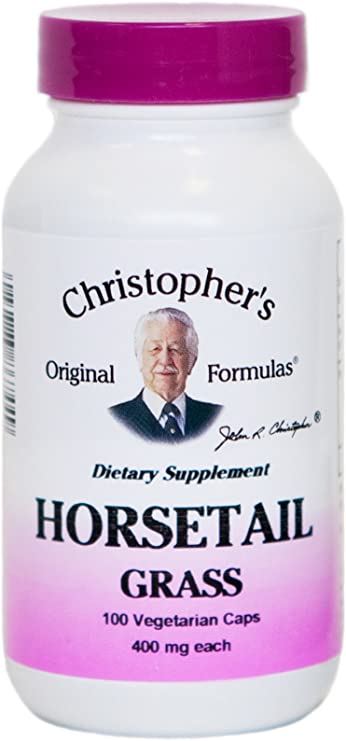 Christopher's Horsetail Grass - 375 mg - 100 Vegetarian Capsules
