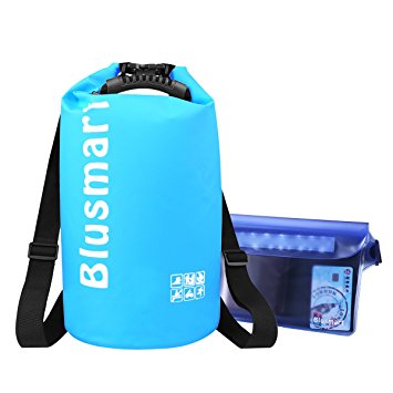 Blusmart 10L/20L Waterproof Dry Bags   Waterproof Waist Pouch, Perfect for Kayaking / Boating / Canoeing / Fishing / Rafting / Swimming / Camping / Snowboarding