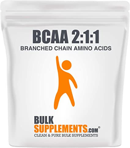 BulkSupplements.com BCAA 2:1:1 (Branched Chain Amino Acids) (500 Grams - 1.1 lbs - 333 Servings)