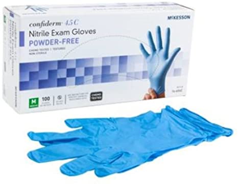 McKesson Confiderm® 4.5C Nitrile Exam Gloves - 1/Box of 100