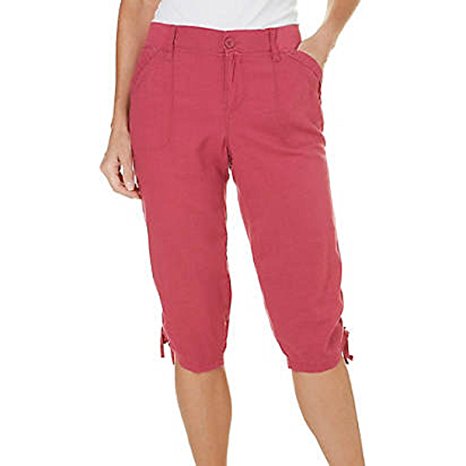 Gloria Vanderbilt Women's Felicia Cargo Capri Pants