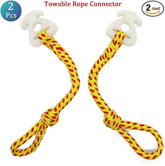 Botepon Boat Tube Towable Rope Quick Connector, Water Towable Tubes Rope Connector for Tubing, Skiing, Wake Boarding with Seadoo, Jet ski, Waverunner