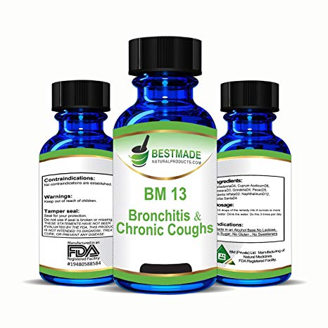 Bronchitis & Chronic Coughs Supplement Natural Remedy (BM13)