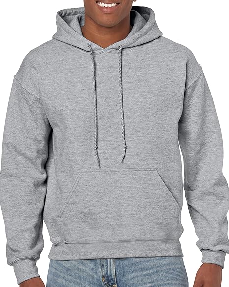 GILDAN Hooded Sweatshirt Fleece Hooded Sweatshirt, Style G18500 Men's