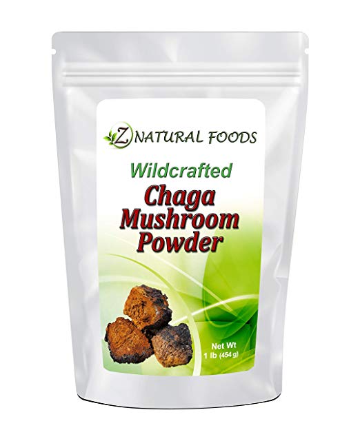 Pura Chaga Mushroom Powder - Fresh, Raw, Wildcrafted, Non-GMO, Pesticide-free (1 lb)