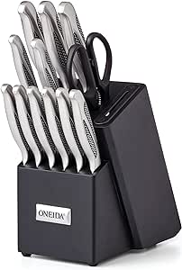 Oneida 14pc Cutlery Block Set w/Sharpener