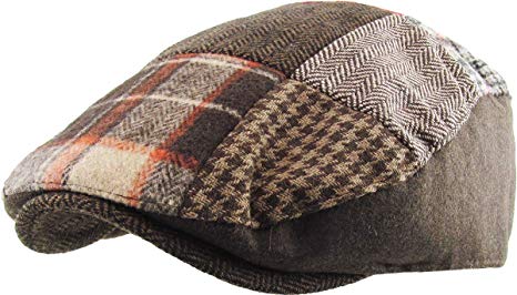 Men's Applejack Ascot Gatsby Newsboy Ivy Cabbie Hat Casual & Dress Style