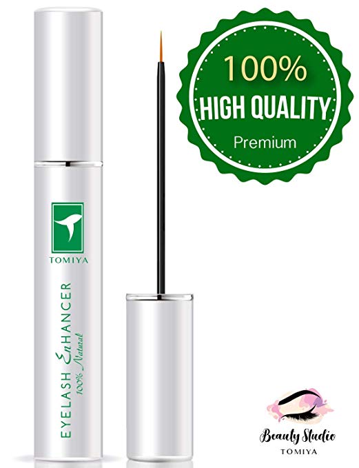 Piero Lorenzo 100% Natural Extract Eyelash Growth Serum FEG Eyelash Enhancer for Longer, Thicker and Fuller Eyelash