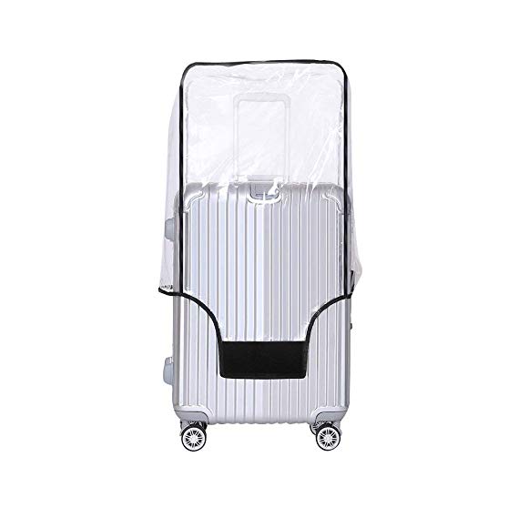 Yotako Clear PVC Suitcase Cover Protectors 20 24 28 30 Inch Luggage Cover for Wheeled Suitcase (20''(12.9.''L x 8.6''W x 18.5''H))