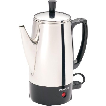 Presto 02822 6-Cup Stainless-Steel Coffee Percolator