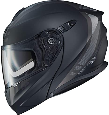 Scorpion EXO-GT920 Unit Adult Street Motorcycle Helmet - Matte Black/Dark Grey/X-Large