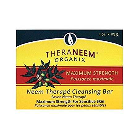 Maximum Strength Neem Oil Soap Organix South 4 oz Bar Soap