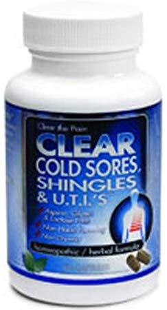 Clear Herpes/Shingles/Uti By Clear Products - 60 Cap, Pack of 2