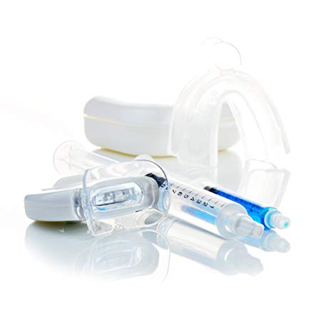 Dazzlepro Professional At-Home Teeth Whitening System Kit - Effective 7-9 Treatments, 5-Piece Set