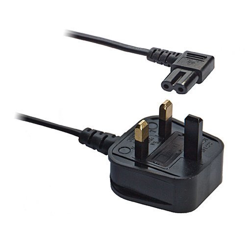 5M Figure Fig of 8 IEC C7 Mains Power Lead Cable - Right Angled