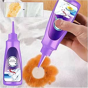 Active Enzyme Laundry Stain Remover - 2024 New Spot Remover for Clothes, Fabric Oil Ink Color Paint Wine Armpit White Clothes Travel Stain Remover Spray, Non Toxic Natural Stain Remover Laundry (1PC)