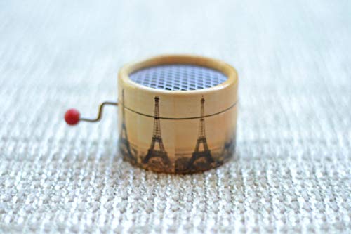 * Amelie * Music Box Eiffel Tower (Paris). Hand Cranked Music Box. The best gift for music lovers.