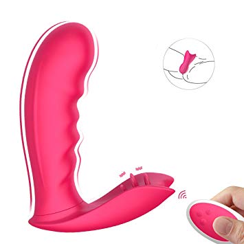 Wearable G spot Butterfly Vibrator,Wireless Remote Control Clitoris Vibrating Dildo with 10 Vibration Pattern,Rechargeable Waterproof Female Masturbation Adult Sex Toys for Couple and Women
