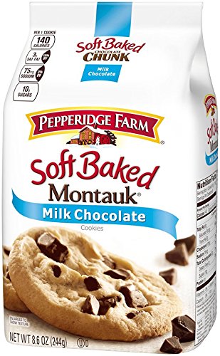 Pepperidge Farm Soft Baked Cookies, Montauk Milk Chocolate, 8.6 Oz