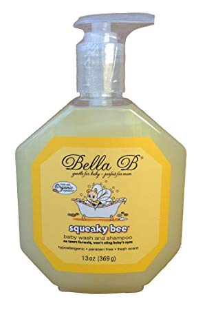 Bella B Squeaky Bee Bodywash and Shampoo, 13 Oz