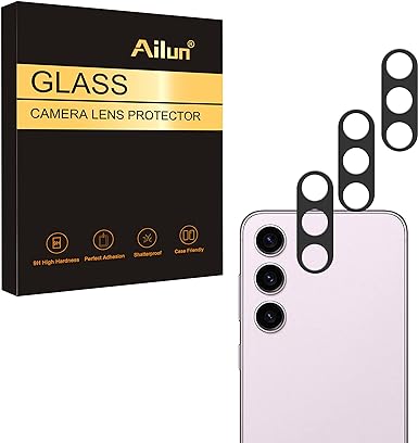 Ailun Camera Lens Protector for Galaxy S23 ＆ S23 Plus 3Pack Tempered Glass Clear Case Friendly