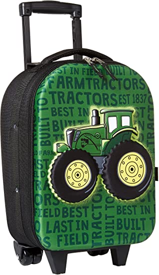 John Deere Boys' Little Roller Bag, green, One Size