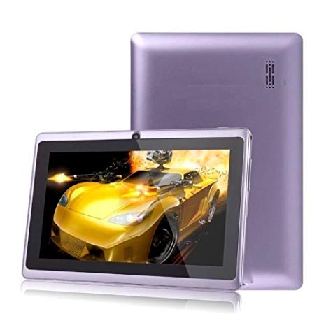 Simbans (TM) S71L 7 Inch Android Tablet PC - 4GB, A13 1.2Ghtz, Touch Screen, WiFi, Camera, YouTube, Skype Games - Purple