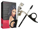 SPECIAL OFFER - BEST EYELASH CURLER and EYELASH COMB - Eyelashes Gift Set includes Lash Curler and Perfect Eyelash Separator Comb - Curl - Extend -Lift - Lengthen - Completes Your Eye MakeUp Kit - get Amazing Lashes with CrayZCurler by StudioZONE