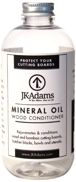JK Adams 8-Ounce Mineral Oil Wood Conditioner