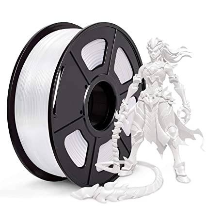 JAYO PLA  3D Printer Filament, PLA Plus Filament 1.75mm, Dimensional Accuracy  /- 0.02 mm, 1kg Spool (2.2 lbs), PLA  White