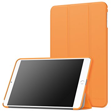 MoKo iPad Mini 4 Case - Slim Lightweight Smart-shell Stand Cover Case With Auto Wake / Sleep for Apple iPad Mini 4 (2015 edition) 7.9 inch iOS Tablet, ORANGE